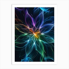 Abstract Flower 33 Art Print