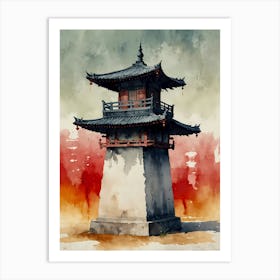 Pagoda Art Print