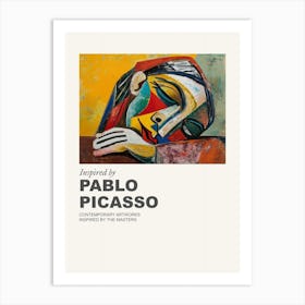 Museum Poster Inspired By Pablo Picasso 3 Art Print