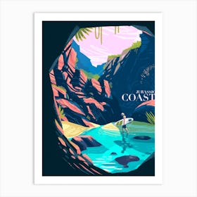 Jurassic Coast Art Print