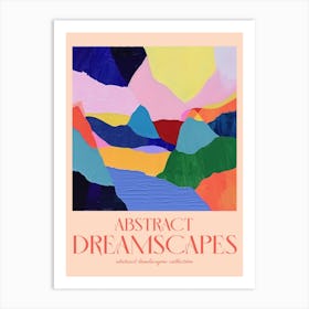 Abstract Dreamscapes Landscape Collection 26 Art Print