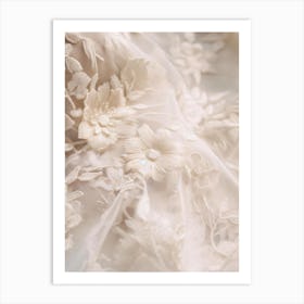 Lace Wedding Dress 2 Art Print