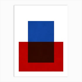 Geometric and modern abstract 4 Art Print