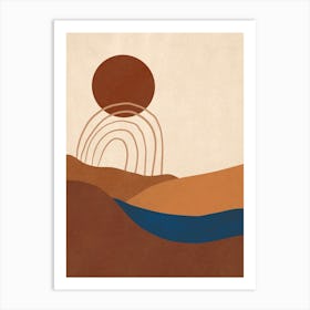 Desert Landscape 8 Art Print