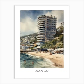 Acapulco Travel Poster Art Print