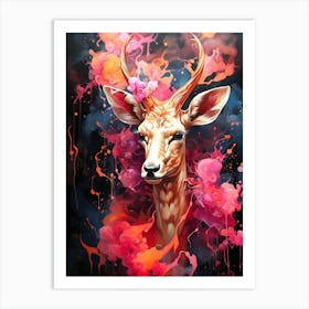 Deer Art Art Print