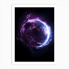 Space Planet Art Print