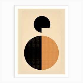 Nostalgic Nuances; Mid Century Geometry Art Print