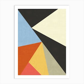 Contemporary modern geometry 3 Art Print