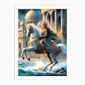 Creative Horse Beauty Illustration Nr 69 Art Print