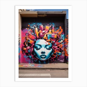 Graffiti Melbourne Art Print