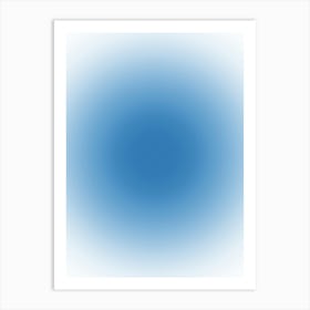 Abstract Blue Background Art Print