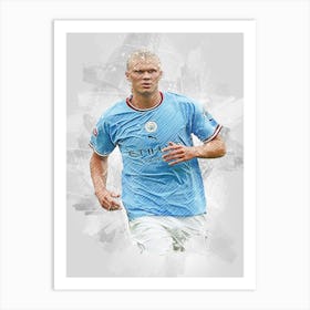 Erling Haaland Manchester City Art Print