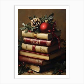 Christmas Books 2 Art Print