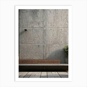 Aged Concrete Texture Brickwork Pattern Reminiscent Of Retro Designs Weather Beaten Appearance C 2 1 Art Print