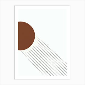 Thimphu Simplicity Minimalist Bauhaus Art Print