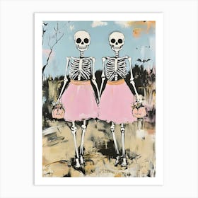 Pink Haloween 23 Art Print