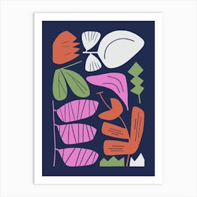 Paper Floral Art Print