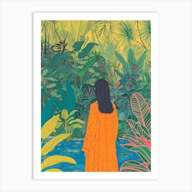 In The Garden Jardin Des Plantes France 1 Art Print