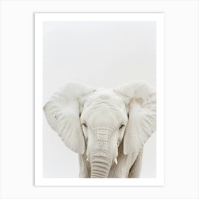 White Elephant Art Print