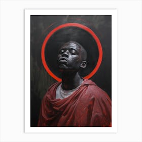 'The Man In Red' 1 Art Print