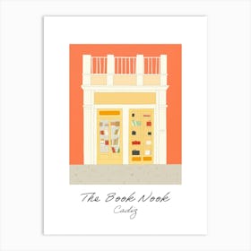 Cadiz The Book Nook Pastel Colours 3 Poster Art Print