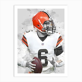 Baker Mayfield Cleveland Browns Art Print