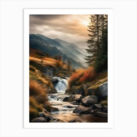 Autumn In The Mountains 51 Art Print