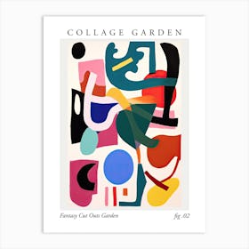 Collage Garden 02 Art Print