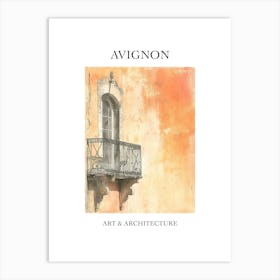Avignon Travel And Architecture Poster 2 Art Print