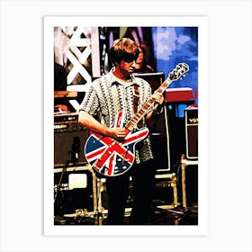 rockstar Noel Gallagher oasis music band 9 Art Print