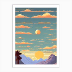 Pixel Art 1 Art Print