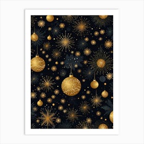 Christmas Background 1 Art Print