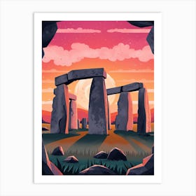 Stonehenge, England Art Print