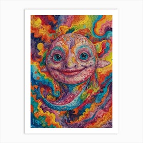 Psychedelic Psychedelic Painting Art Print