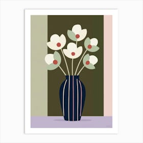 Flowers In A Vase 21 Art Print