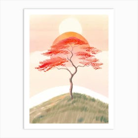 Tree In The Sun Art Print