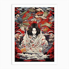 Kabuki Theater Japanese Style 8 Art Print