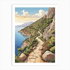 Path To The Sea Art Print