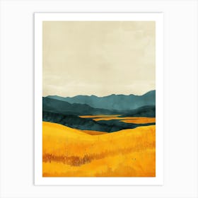 Landscape Painting 6 Art Print