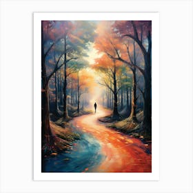 Walk In The Woods 3 Art Print