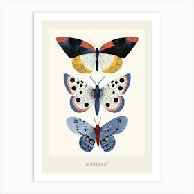 Colourful Insect Illustration Butterfly 10 Poster Art Print