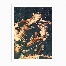 Chester Bennington live concert Art Print