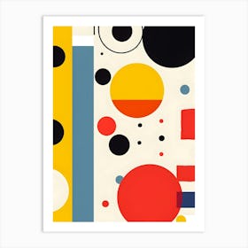 Abstract Circles 4 Art Print