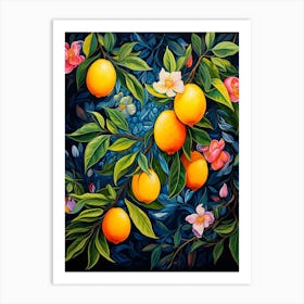 Citrus Joy 1 Art Print