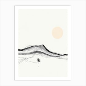 Lone Tree 4 Art Print