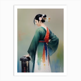 Asian Woman 6 Art Print