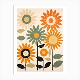 Vintage Florals Art Print