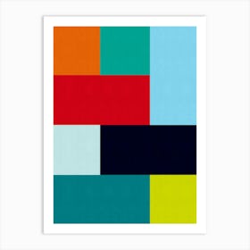 Modern geometric art 11 Art Print