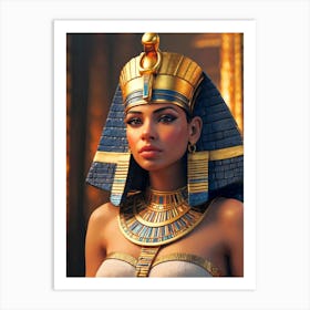 Cleopatra Portrait Artwork 21 Art Print